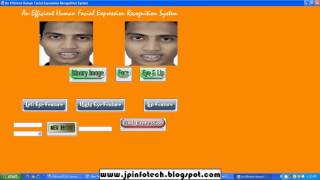 An Efficient Human Facial Expression Recognition System | C#.net | Final Year Project Profile