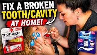 How to Fix a Broken Tooth/Cavity at home #redcross #redcrosstoothache #dentek