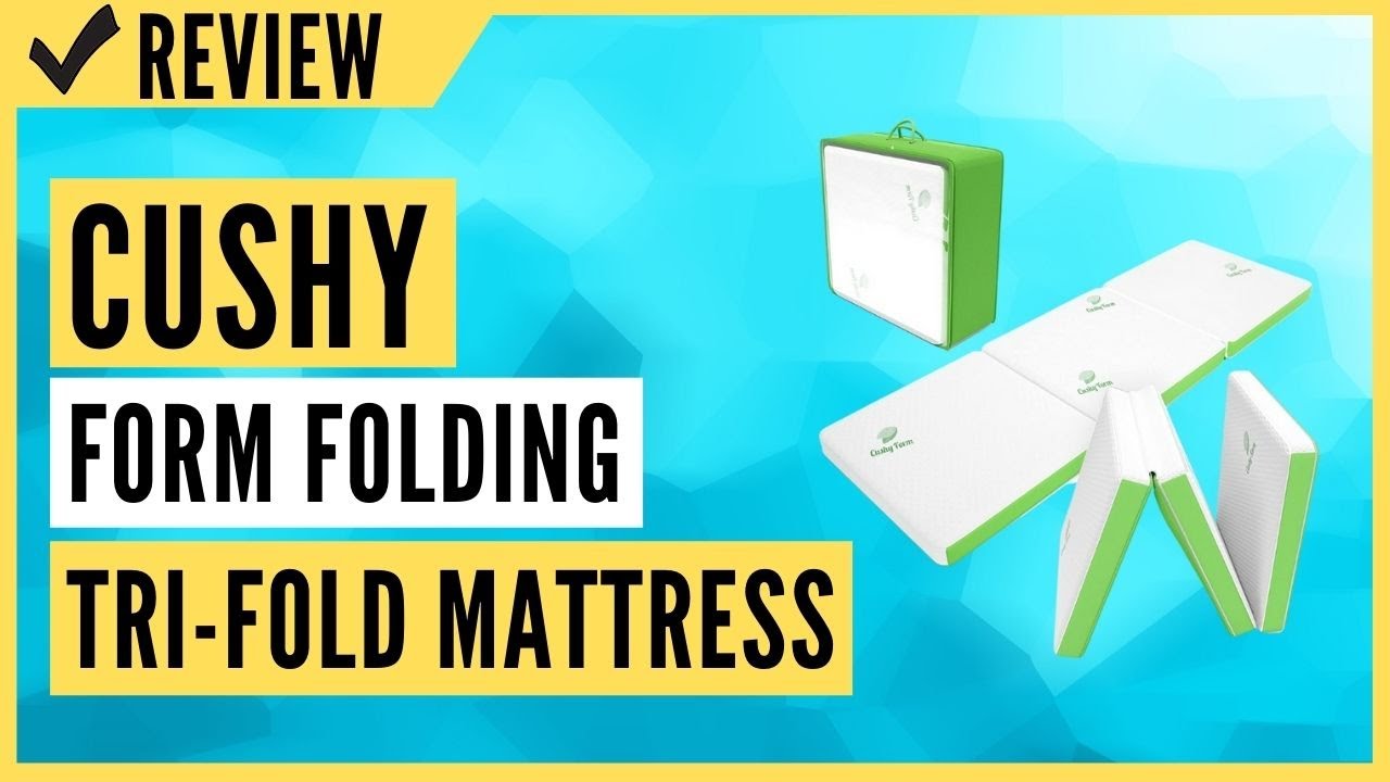 Cushy Form Folding Mattress - 4-Inch Portable Tri-Fold Floor Bed Review 