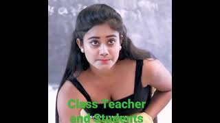 When Hot girl 🔥 come as a class Teacher | Students reaction on Hot class Teacher 🥺😱