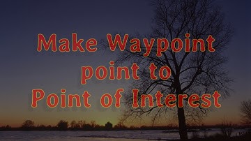 Waypoint Gimbal point to POI with Litchi