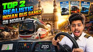 TOP 2 MOST REALISTIC Indian Bus Games on Mobile! 😱 | RTX GAMING TELUGU screenshot 4
