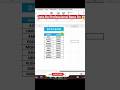 Excel Mein Data Ko Professional Kaise Banaye #excel #exceltips #shorts
