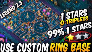 Promotion L2 L3 99% 1 star ( Only Ring base ) TH18 ANTI 3 STAR Throwers/bolwers Clash Of clans
