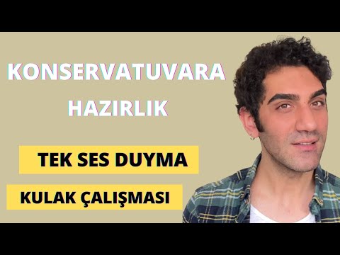 Konservatuvara Hazırlık- Tek Ses Çalışması