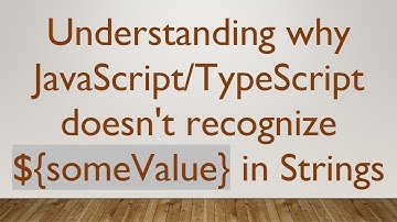 Understanding why JavaScript/TypeScript doesn