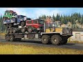 SnowRunner - Heavy Overloaded On Long Truck - Western Star 6900 TwinStreer