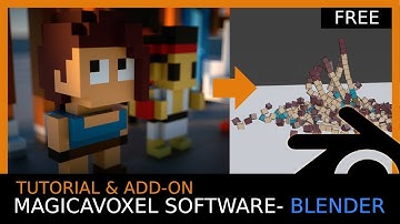MagicaVoxel Software - Blender Import Add-on & Tutorial (free)