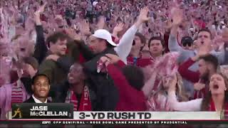 JASE MCCLELLAN WALKS INTO THE ENDZONE FOR A GO AHEAD TD