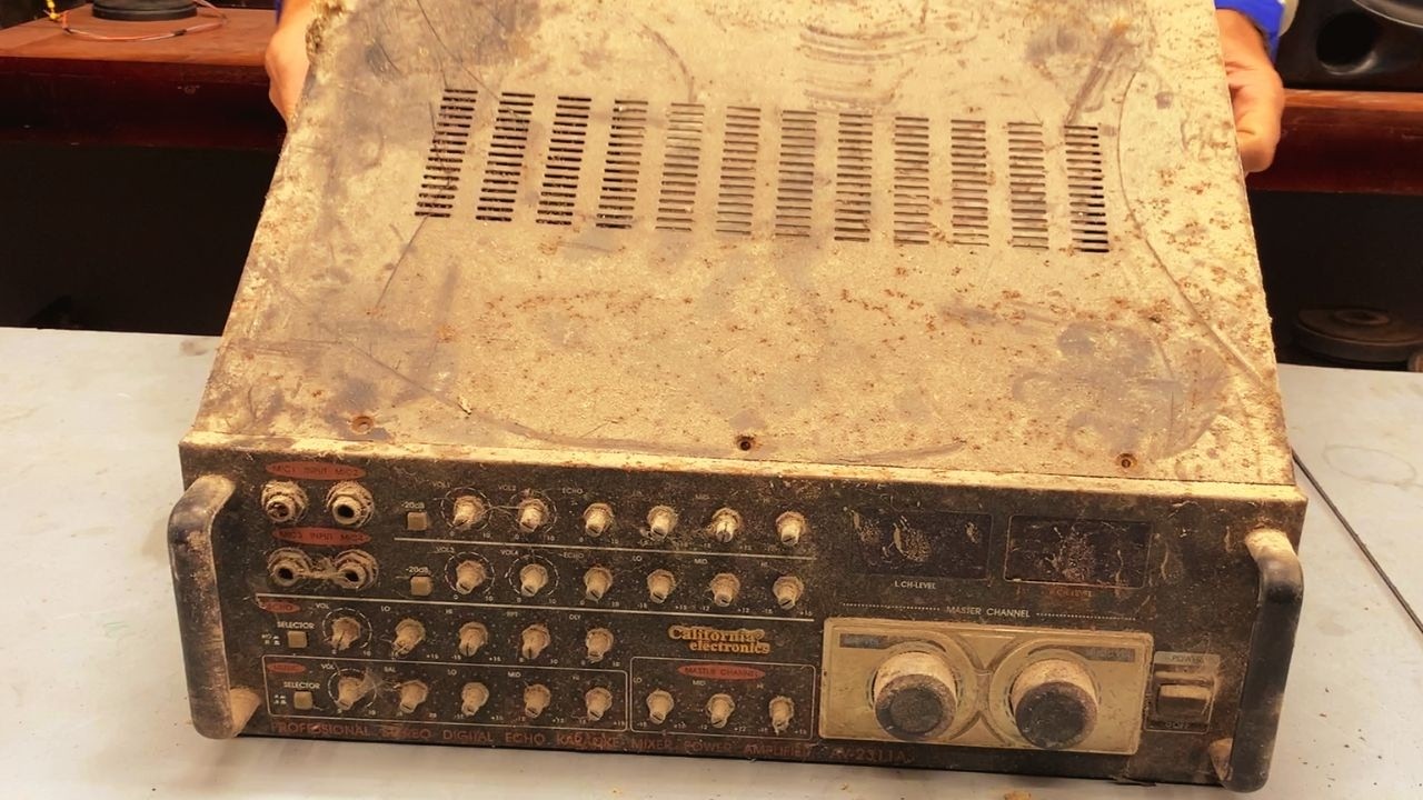Реставрация заброшенного усилителя старой Калифорнии