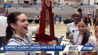 Somerset Canyons girls basketball team wins first FHSAA state championship