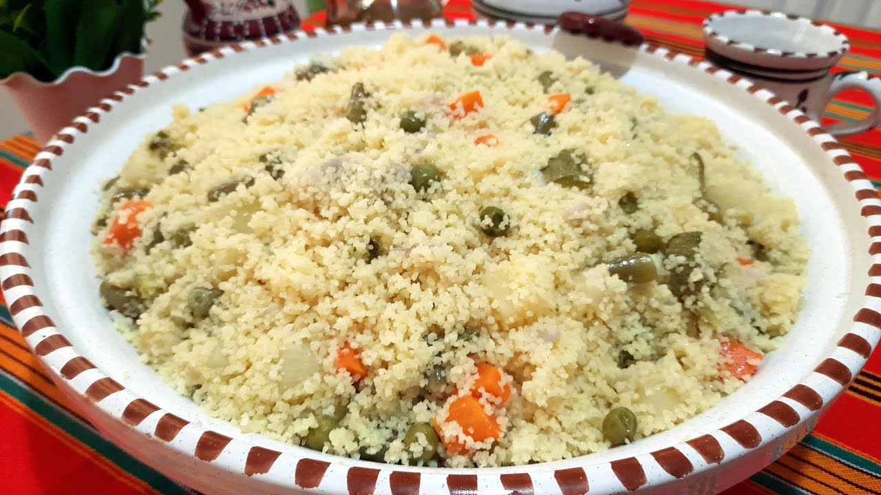 كسكسي بالخضر او ثمقفولت او افورو طبق قبائلي صحي Couscous kabyle thamekfoult