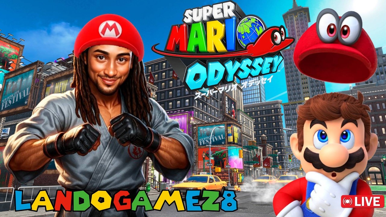 🔴LIVE 🔴 Super Mario Odyssey🍄#marioodyssey  #mariomonth