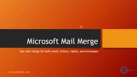 Microsoft Mail Merge WORD and EXCEL (Email or Print Bulk Letters in few Seconds)