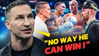 Klitschko's Interview FINAL Prediction - Fury vs Usyk