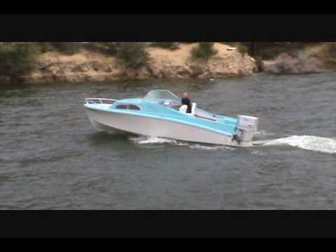  Classic Fiberglass Boat at Silver wood lake spring 2010 - YouTube