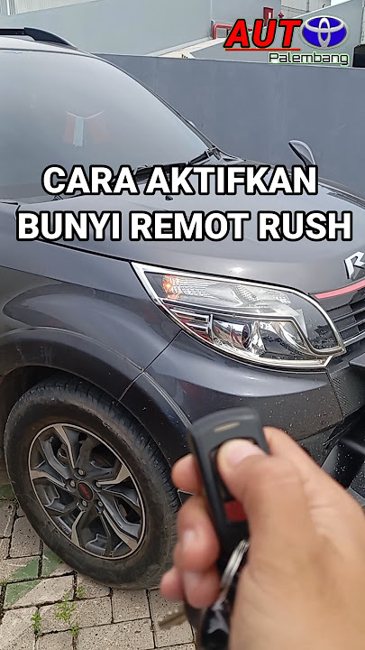 It's easy!!! HOW TO ACTIVATE REMOTE SOUND RUSH 2012/RUSH CONDE #toyota #remotesound
