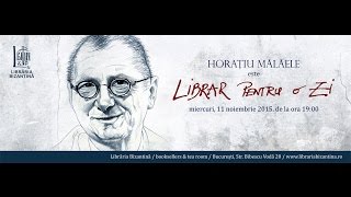 Horațiu Mălăele, Librar pentru o zi - 11 noiembrie 2015