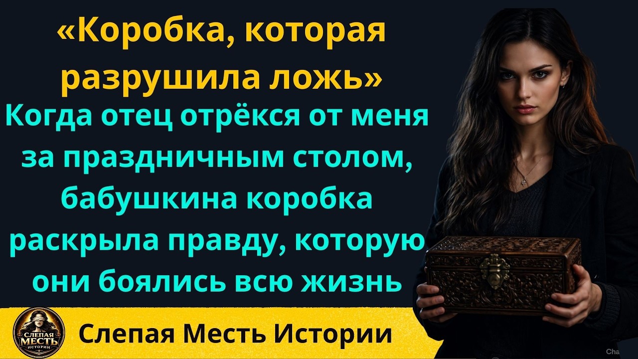 «Когда отец отрёкся от меня за праздничным столом, бабушкина коробка раскрыла правду, которую они...