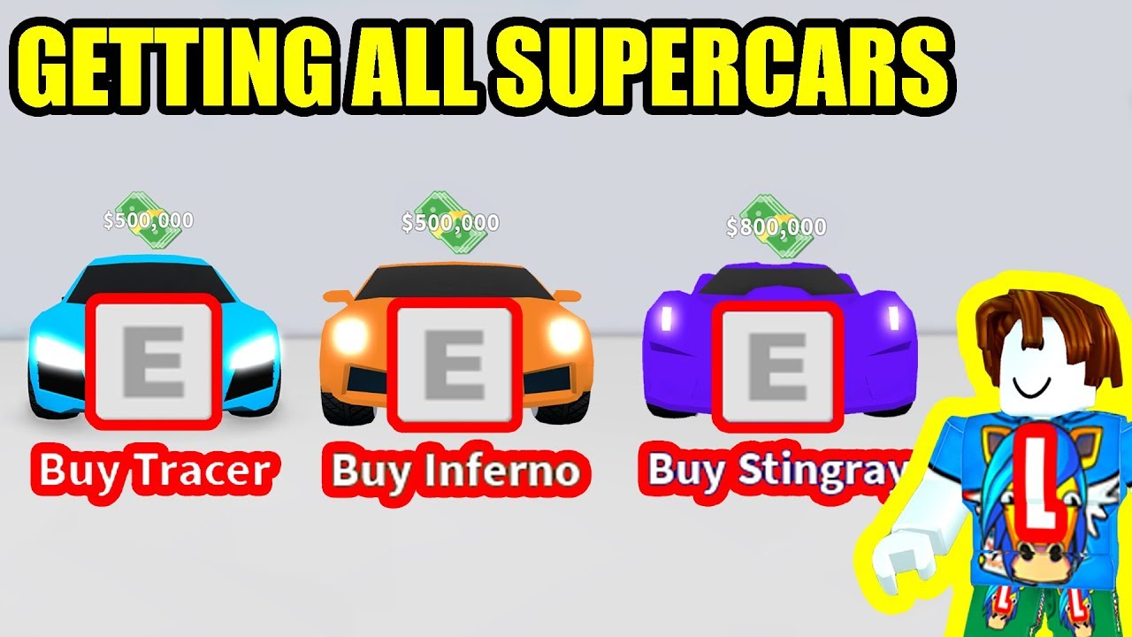 Buying Every Supercar In Mad City Roblox Mad City Update Youtube