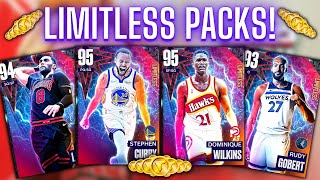 CRAZY 450K VC LIMITLESS PACK OPENING! MULTIPLE PULLS! NBA 2K23 MYTEAM | PINK DIAMOND STEPH, WILKINS