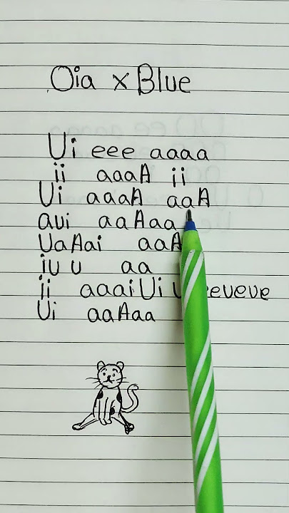Oia Cat x Blue 😺 - Yung Kai (lyrics) #lyrics #blue #oiacat #shorts
