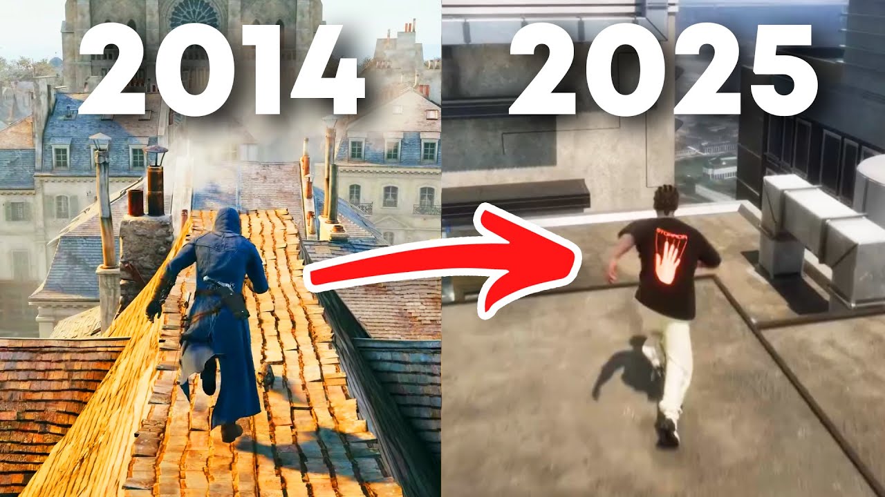 The EVOLUTION of PARKOUR In Videogames Over The Years