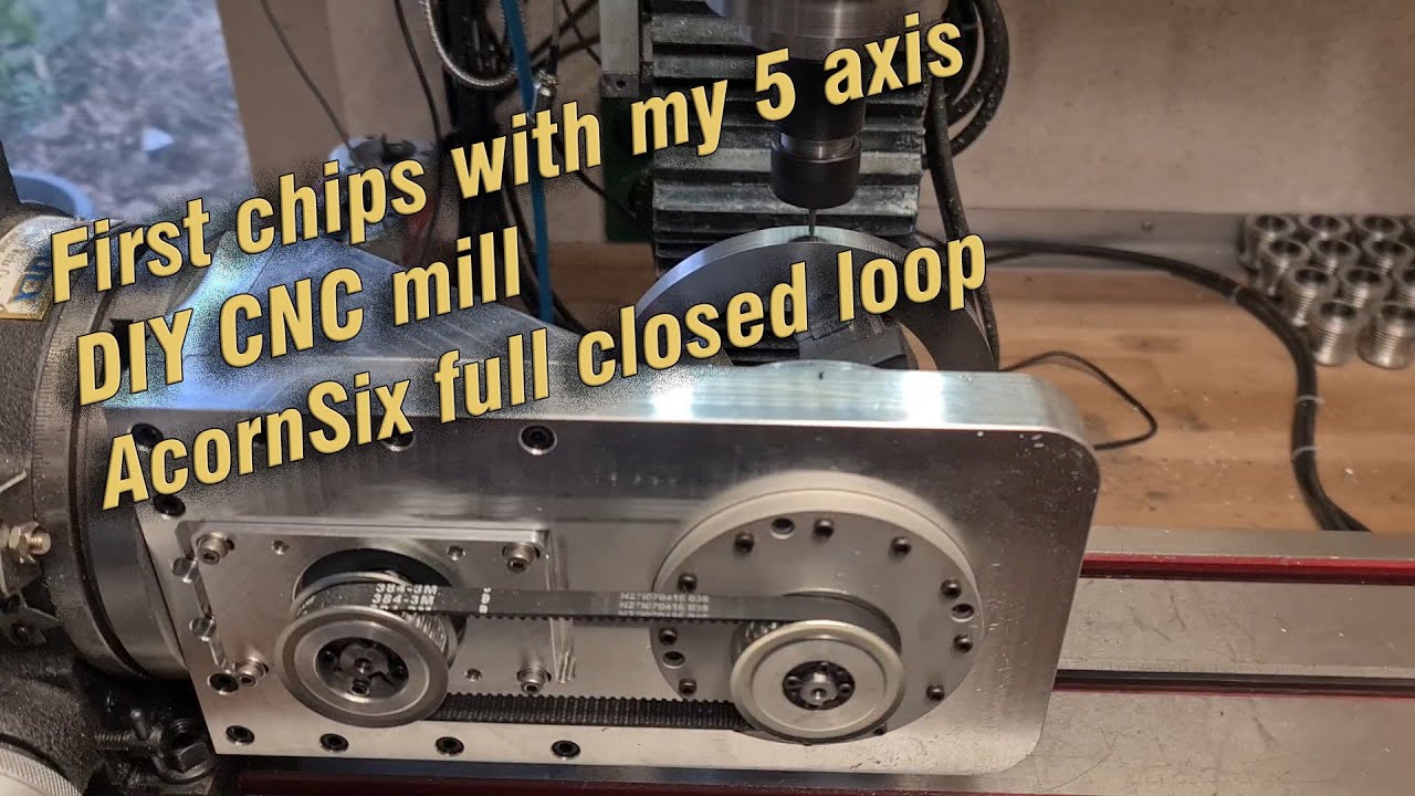 5Axis ScaleRing with AcornSix DIY CNC full closed loop