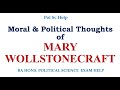 Marry wollstonecraft and her radical  feminism of late 18th century