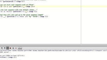 Clojure Koans 20 - Partition