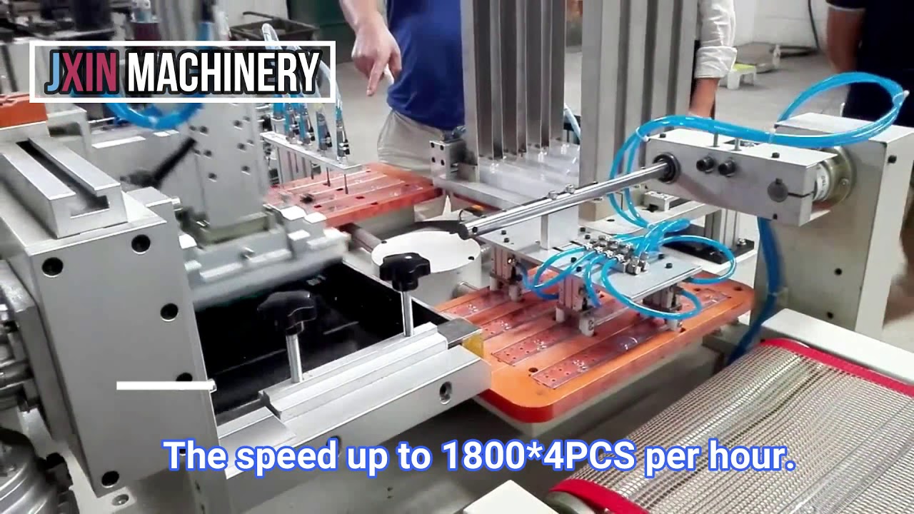 Automatic Screen Printing Machine for Stationery Plastic Rulers with LED UV Curing Oven