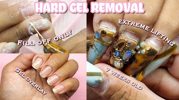 REMOVE MY 7 WEEK OLD NAILS WITH ME.