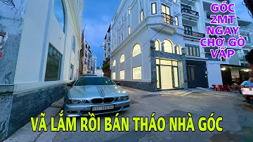 Bán nhà Gò Vấp Nhà 2 góc mặt tiền SÁT ĐẠI HỌC CÔNG NGHIỆP 4 tiện ở kinh doanh cho thuê