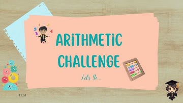 ARITHMETIC CHALLENGE | ADDITION, SUBTRACTION, MULTIPLICATION & DIVISION  | SPEED MATH PRACTICE