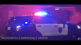 San Mateo Police Sergeant Responding Code 3 Urgently