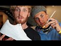 Surprising LOGAN PAUL with Custom NIKE Air Force 1!! 👟🎨