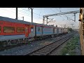 Amazing parallel run  circar express vs jaipur express  wap4 vs wap7  north chennai suburbs