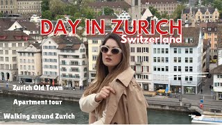 Travel Vlog | things to do in zurich 🇨🇭 switzerland, apartment tour, zurich old town, shopping