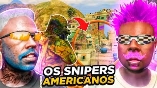 O EXERCITO de DOIS HOMENS contra UMA FACÇÃO INTEIRA 😈 OS SNIPERS AMERICANOS 😂 JILSU e MARCAO