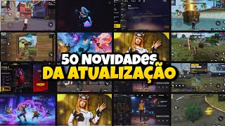 50 NOVIDADES DA NOVA ATUALIZAÇÃO  DE MAIO FREE FIRE