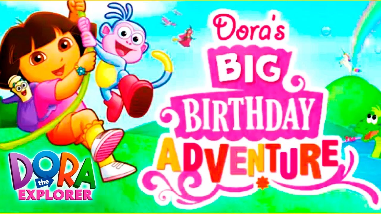 Dora the Explorer: Dora's big birthday adventure. Games for kids - YouTube