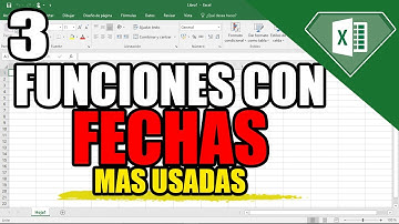 TOP  3 FUNCIONES DE FECHA QUE DEBES APRENDER PARA APROBAR UNA ENTREVISTA DE TRABAJO 📆 #cursosexcel