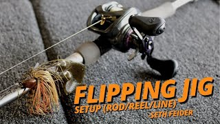 Flipping Jig Setup (Rod/Reel/Line) - Seth Feider 