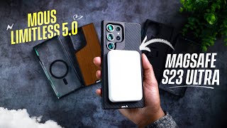 Minimal, Sleek & Protective S23 ULTRA Mous Cases - MagSafe Limitless 5.0/Clarity 2.0 REVIEW!