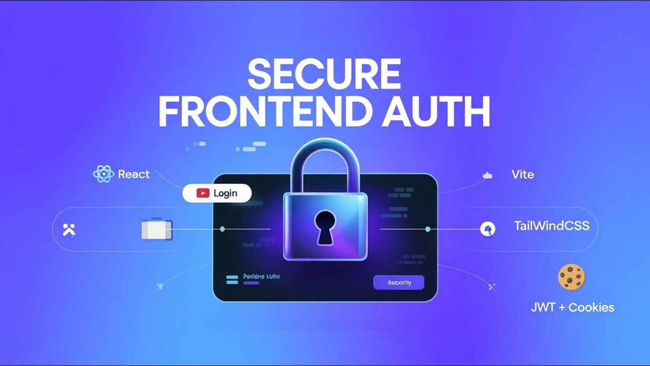 0002 Frontend Secure Auth Setup | React + Vite + Tailwind | JWT Cookie ...
