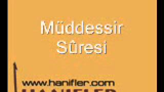 04.Müddessir Sûresi TURKCE