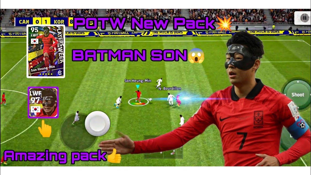 POTW - New Pack😱 Batman Son🔥 Speed, Rocket Shot🔥👍 eFootball2023 Mobile.