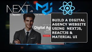 Build  a Digital Agency Website with Next.js, React js & Material UI | Next js & React js Tutorial