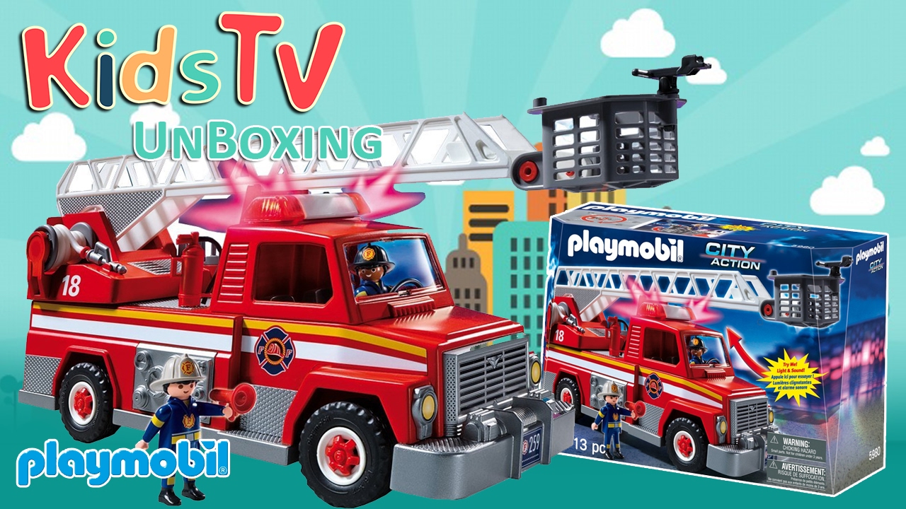 playmobil fire truck 5682