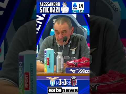 Video SARRI dopo LAZIO-BOLOGNA: “Se questo squadra di carattere avesse avuto la tecnica del precedente...”